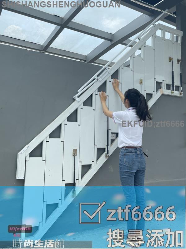 免運/可開發票/樓梯/客製戶外消防小復式室內閣樓二樓成品/別墅loft家用躍層小戶型