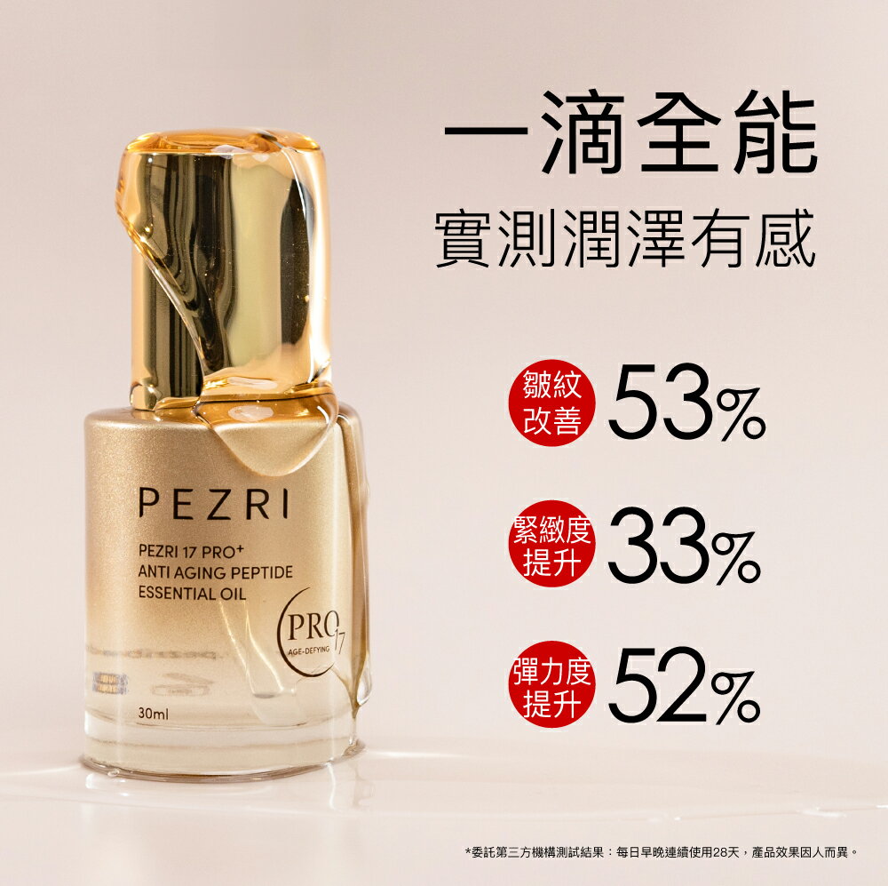 17胜肽PRO+角鯊潤澤全能油30ml｜PEZRI派翠勝肽保養專家
