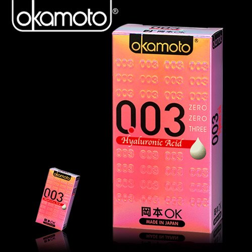 岡本003-HA 玻尿酸極薄保險套(6入裝) 保險套 避孕套 衛生套