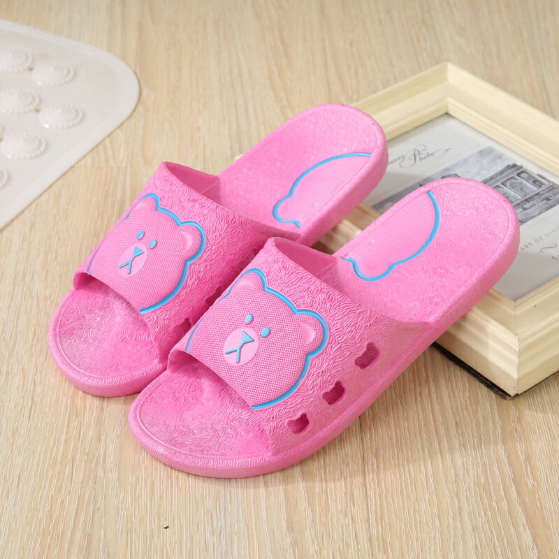 用浴室家居厚底防滑拖鞋夏季洗澡涼家居室內塑膠托鞋居家男女情侶 8