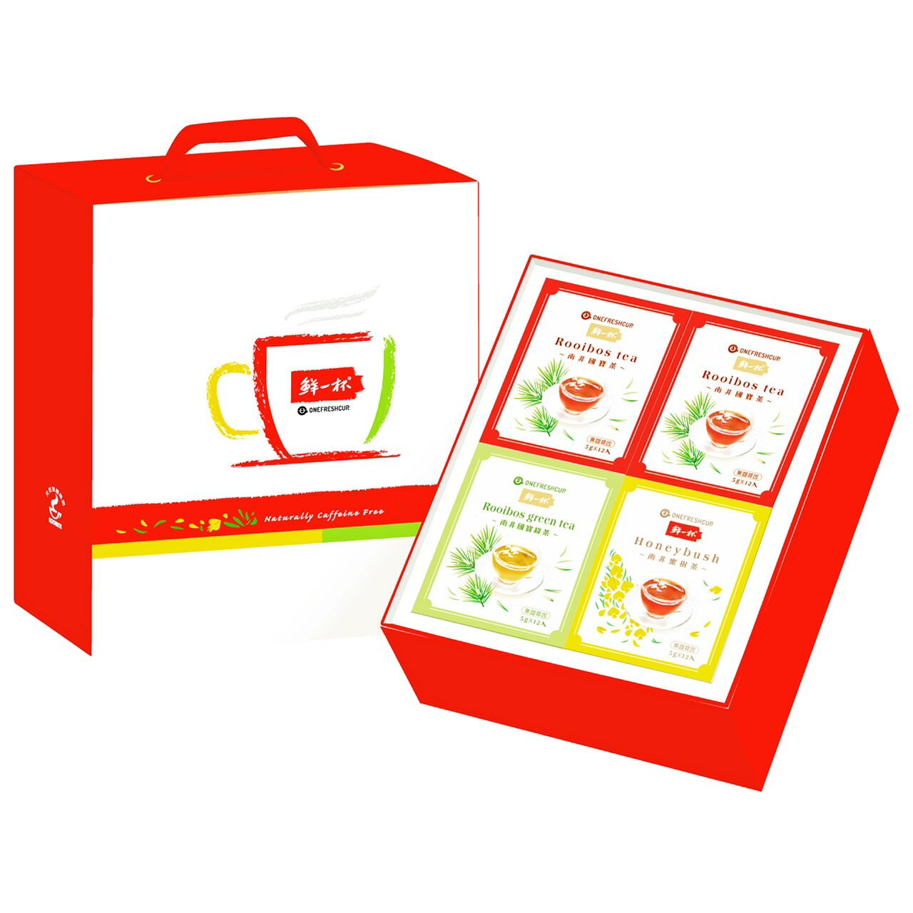 鮮一杯南非國寶茶禮盒(36件組)(5gx12入x4盒)