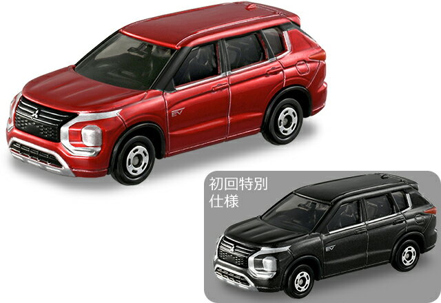 《TAKARA TOMY》TOMICA No.010 三菱Out lander Phev 一般色+ 初回色 東喬精品百貨