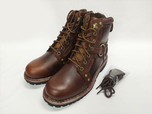 ORIS 戰鬥靴 皮鞋 休閒皮鞋 真皮皮鞋 尺寸41~44 抗滑 耐磨 棕 S8926A08【大自在運動休閒精品店】 1