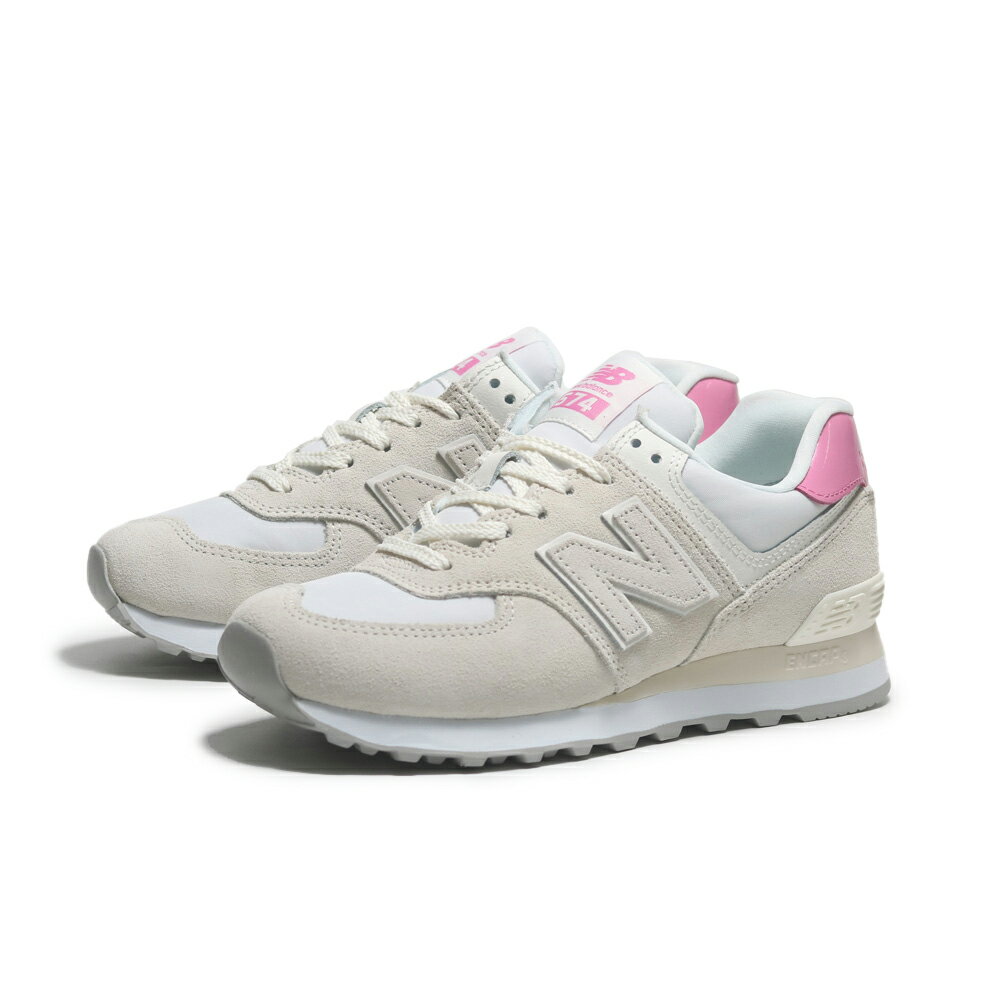 【滿額現折200】NEW BALANCE 休閒鞋 NB 574 米色 粉漆皮 復古 運動鞋 女 WL5742BA