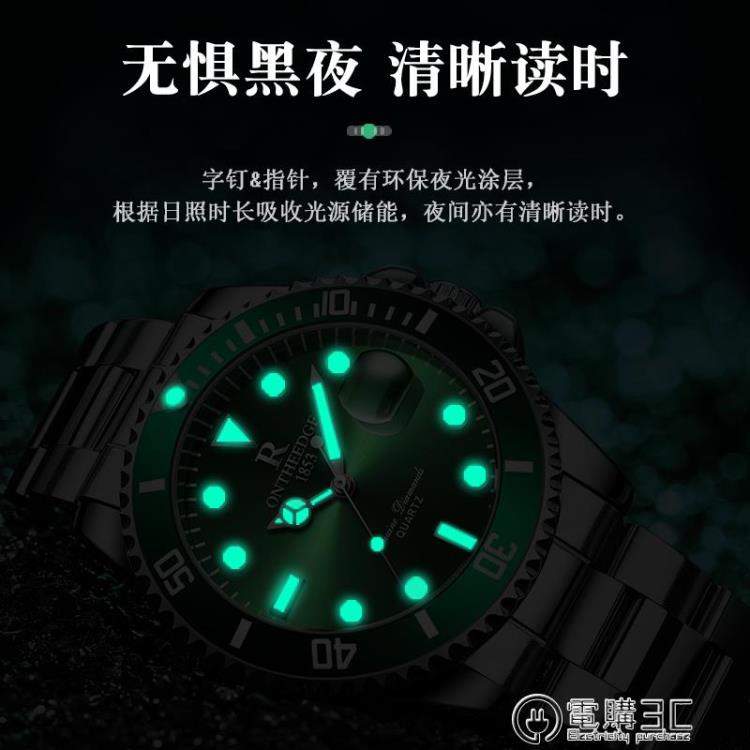 免運 2021新款綠水怪水鬼手錶男士全自動機械男錶 雙十一購物節