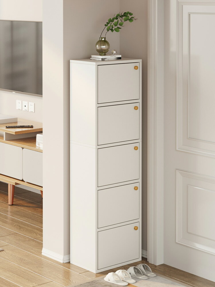 新品上市 鞋架子家用門口簡易外窄大容量收納儲物櫃小戶型樓道玄關高立鞋櫃