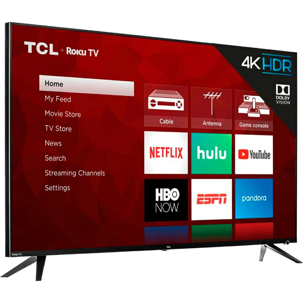 Refurb TCL Class 6-Series 55-inch 4K Smart LED Roku UHDTV + $9.44 Credit