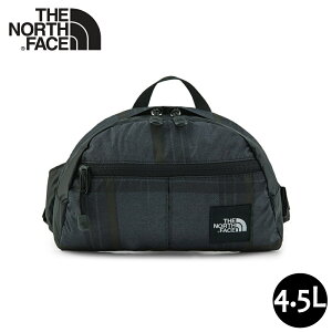【The North Face 4.5L 腰包《黑格紋》】3KZ5/側背包/隨身包/小包/休閒包/出國/健行