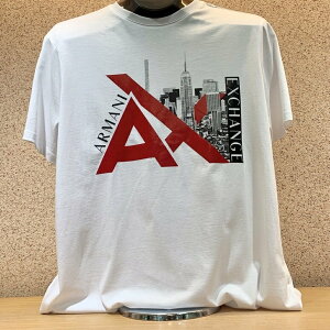 (Little bee小蜜蜂精品)Armani Exchange AX 白短T-Shirt(零碼款式)(M)