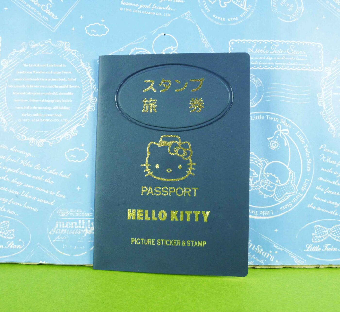 【震撼精品百貨】Hello Kitty 凱蒂貓 旅行筆記本 藍色【共1款】 震撼日式精品百貨
