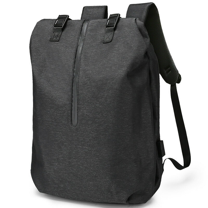 新款牛津帆布雙肩包加印logo男大容量戶外旅行多功能書包背包