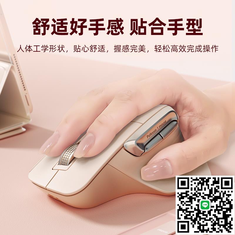 HP惠普滑鼠靜音三模女生可充電款電腦辦公通用人體工學