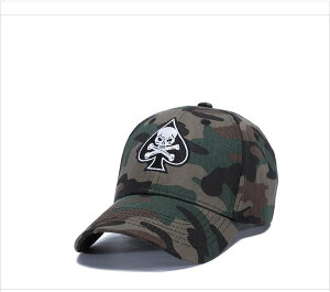 FIND 韓國品牌棒球帽 男 街頭潮流 骷髏頭迷彩刺繡 歐美風 嘻哈帽 街舞帽 太陽帽 鴨舌帽