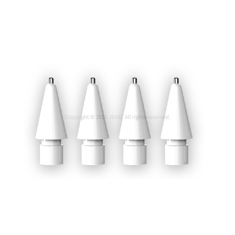 【JEHD】 金屬筆尖 1.2ｍｍ 標準 一盒四入 標準 高摩擦力 IPAD 類紙膜適用 APPLEPENCIL 筆頭 耐類紙膜 原子筆書寫 提升手感