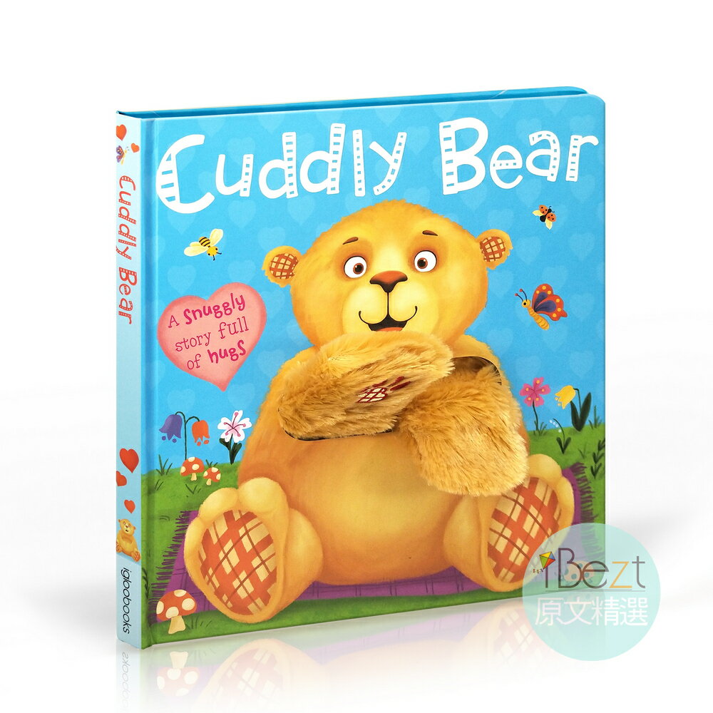 Cuddly Bear Finger Puppet Board | 指偶 | 遊戲書 | 布質 | 手感 | Finger book | 原文 | 手指搖 | 大開本
