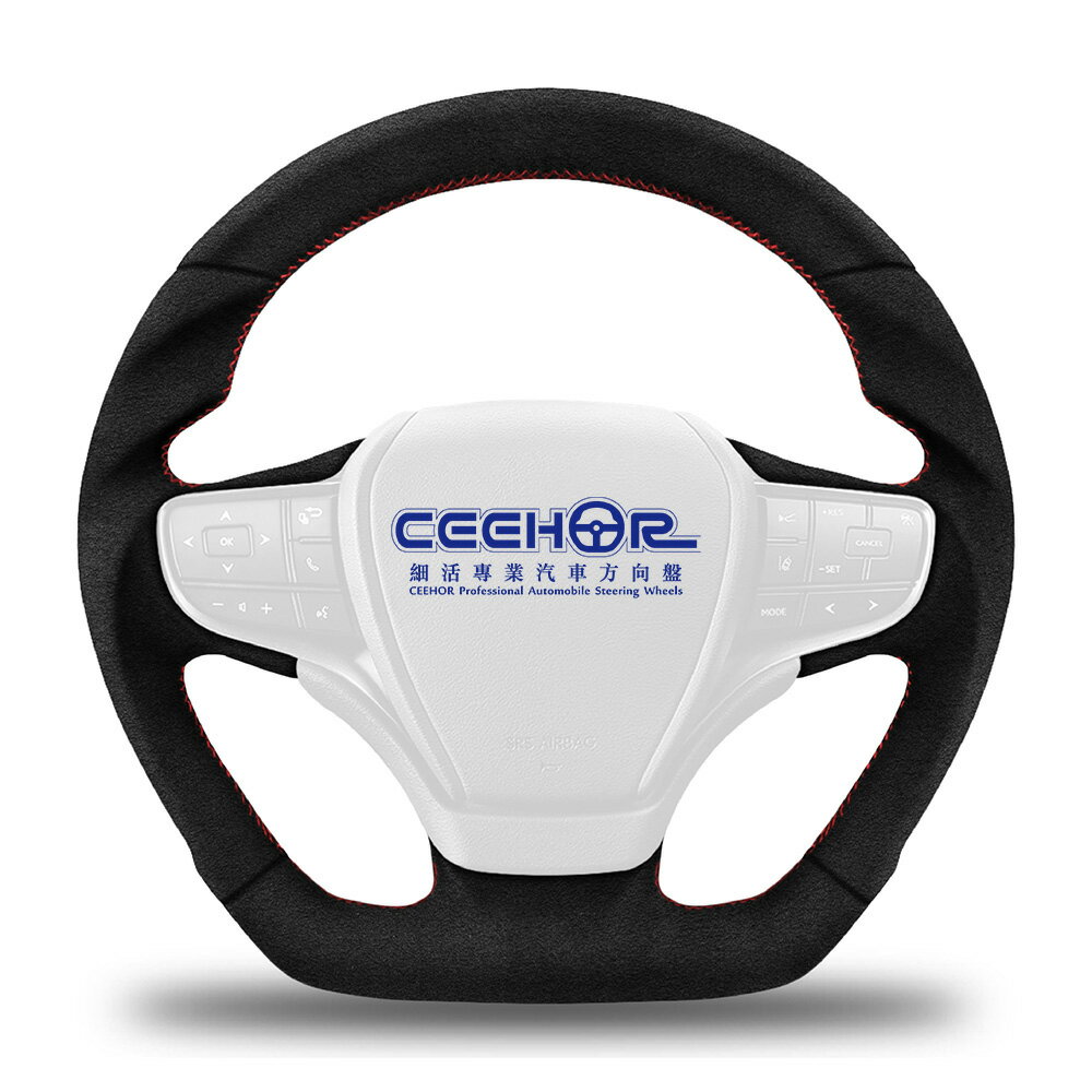 [細活方向盤] 全麂皮款 ES LS UX LEXUS 凌志 變形蟲方向盤