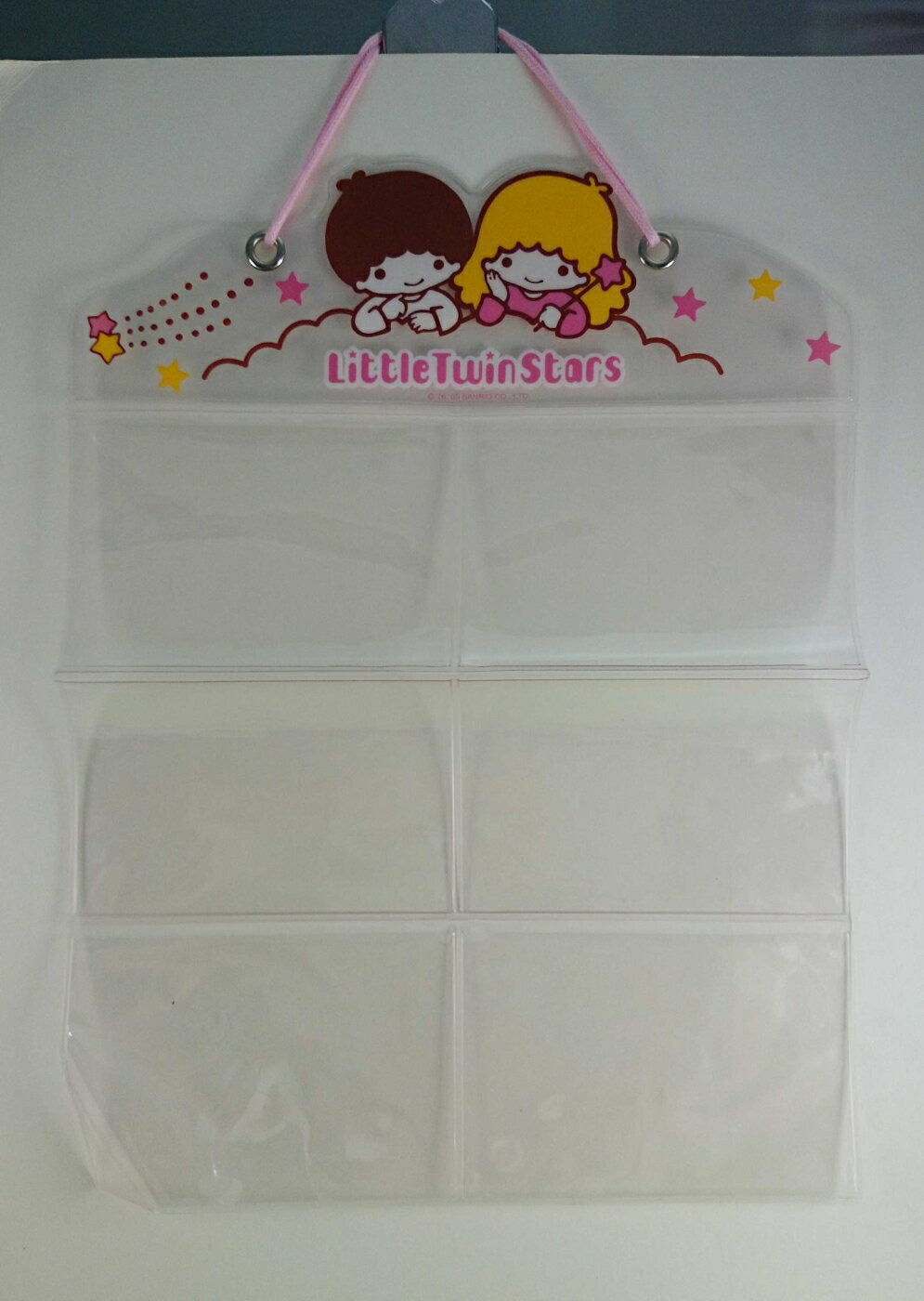 【震撼精品百貨】Little Twin Stars KiKi&LaLa 雙子星小天使 掛袋 透明 震撼日式精品百貨