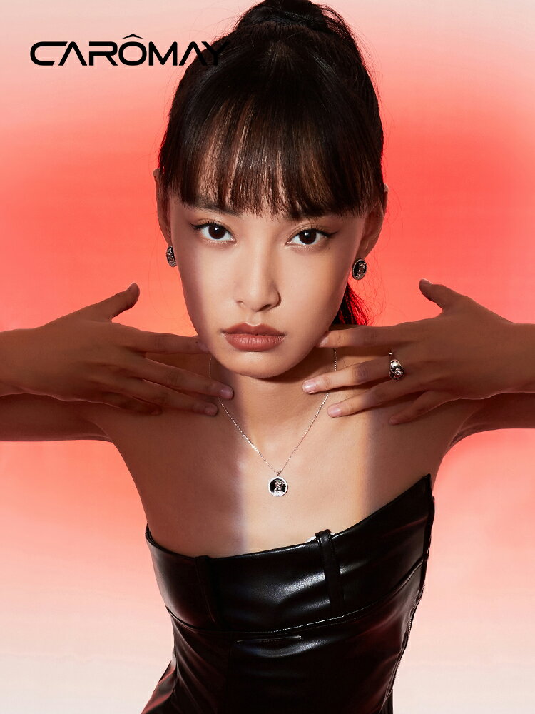 CAROMAY龍騰虎躍萌虎戒指女本命年生肖系列戒子ins潮小眾個性指環