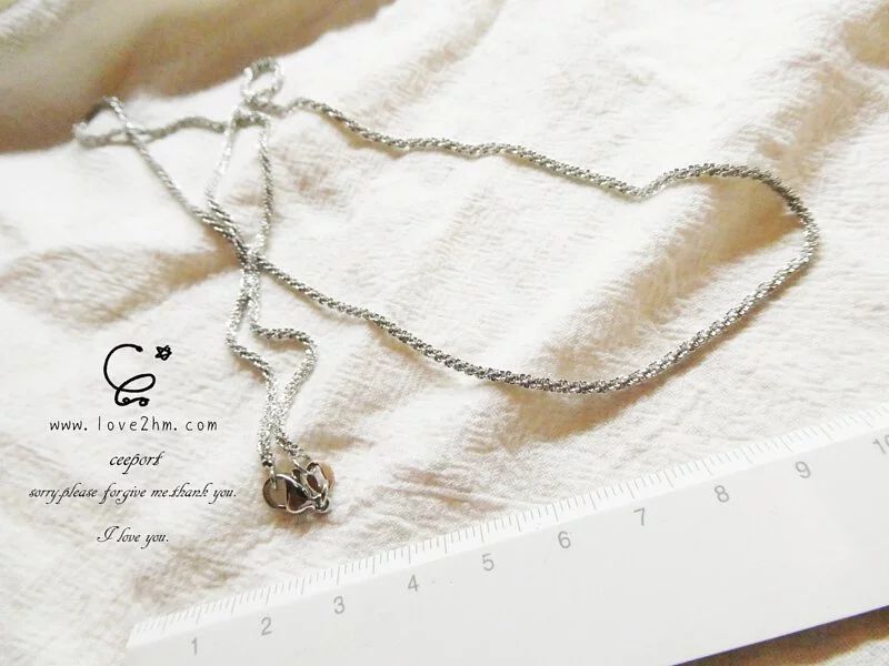 316L鋼鍊-星穗 白鋼鍊子 316L醫療級白鋼 晶晶工坊-love2hm 2