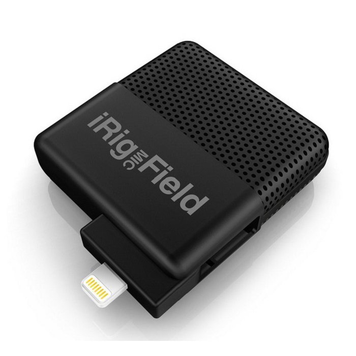 免運公司貨 IK iRig Mic Field iOS 專用 立體聲錄音麥克風(採訪/樂團錄音)【唐尼樂器】