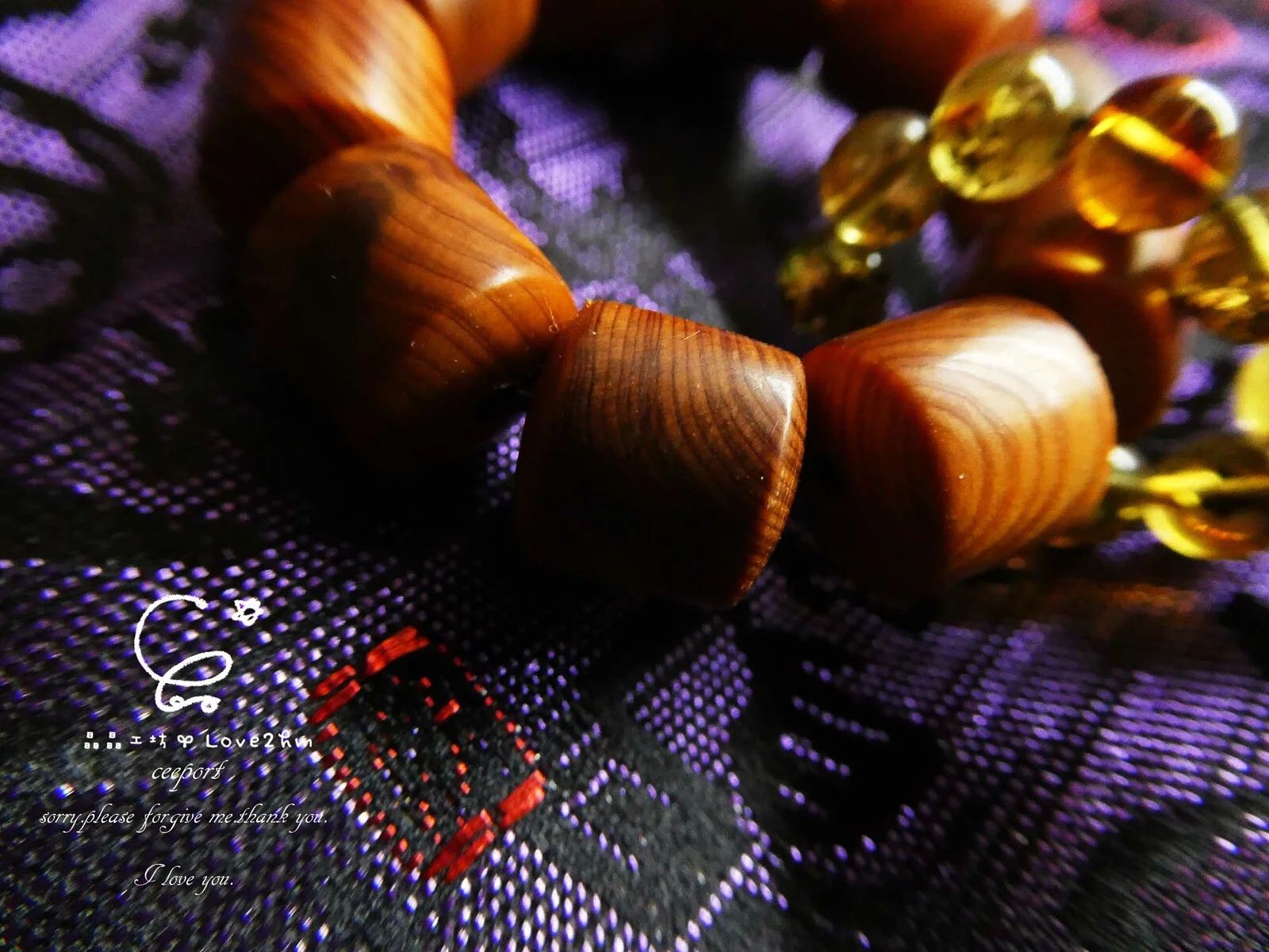 平安崖柏指捻吊墜 崖柏 翡翠 木質吊墜 晶晶工坊-love2hm 1