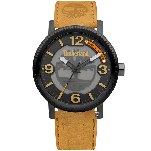 Timberland 天柏嵐 荒野生存潮流腕錶(TDWGA2101501)-44mm-灰黑面皮革【刷卡回饋 分期0利率】【APP下單22%點數回饋】