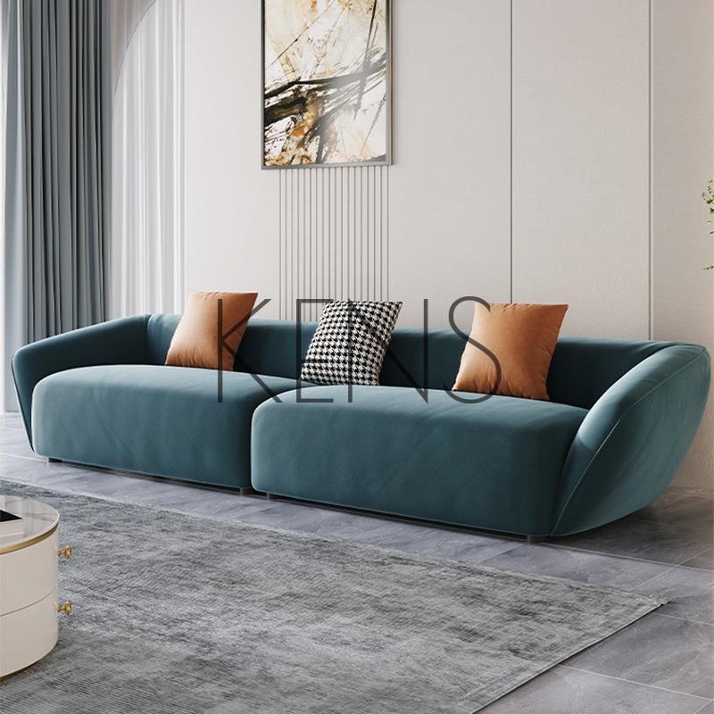 【KENS】沙發 沙發椅 科技布藝沙發小戶型客廳輕奢現代簡約意式免洗組合沙發