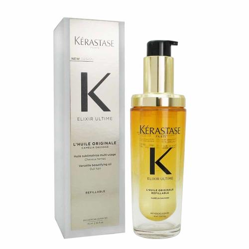 KERASTASE 卡詩金緻柔馭山茶花鎏光露 75ml/(非航空版)★七彩美容百貨｜【滿額領券再折 APP下單點數10%】專櫃保養彩妝 品牌香氛