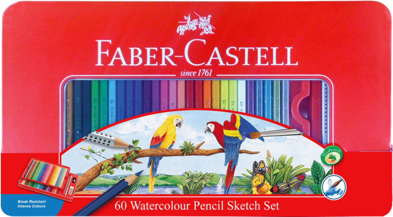 Faber-Castell輝柏 紅色系 水性彩色鉛筆-60色(115965)