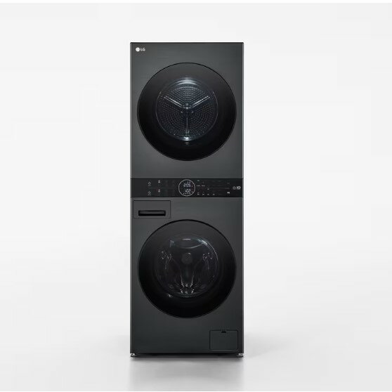 【LG 樂金】LG WashTower AI智控洗乾衣機尊爵黑｜洗衣13+乾衣10公斤｜WD-S1310B 隨貨送Luminarc強化餐具16件組+拉桿保鮮購物車【三井3C】