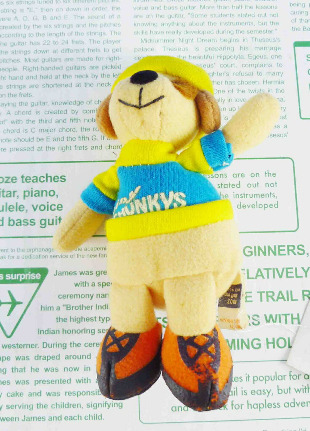 【震撼精品百貨】日本日式精品 狗DOG 絨毛玩偶-彩色毛-黃帽 震撼日式精品百貨