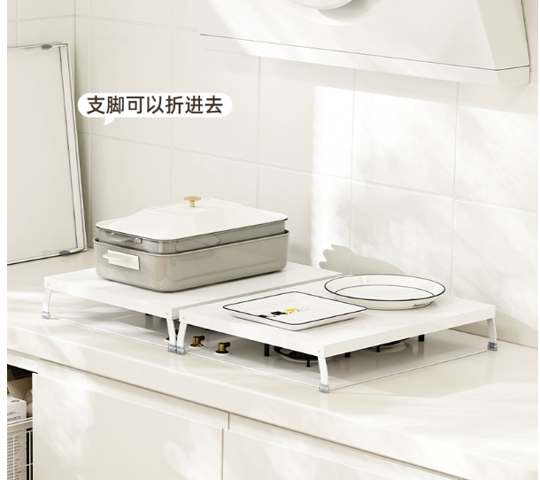 燃氣灶蓋板罩廚房瓦斯爐電磁爐支架託液化氣鍋架置物架 電磁爐置物架 電磁爐支架 廚房置物架