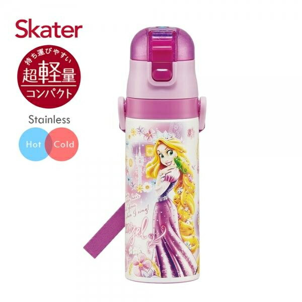 Skater不鏽鋼直飲保溫水壺(470ml) (4973307659294長髮公主Flower) 990元