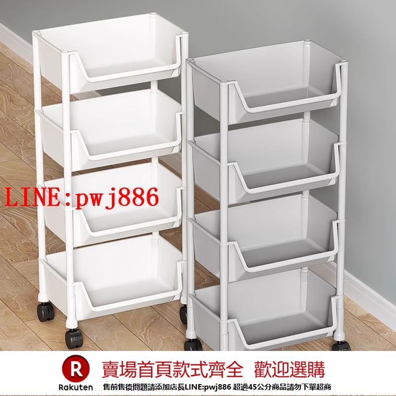 【諮詢客服驚喜多多】可移動書架床頭置物架落地零食小推車宿舍收納神器多層簡易小書櫃【注意！下單滿500出貨】