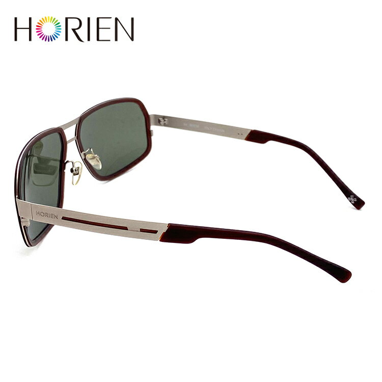 HORIEN海儷恩 沉穩輕彈時尚薄鋼飛行員偏光太陽眼鏡 抗UV400 (HN 21001 J07) 4