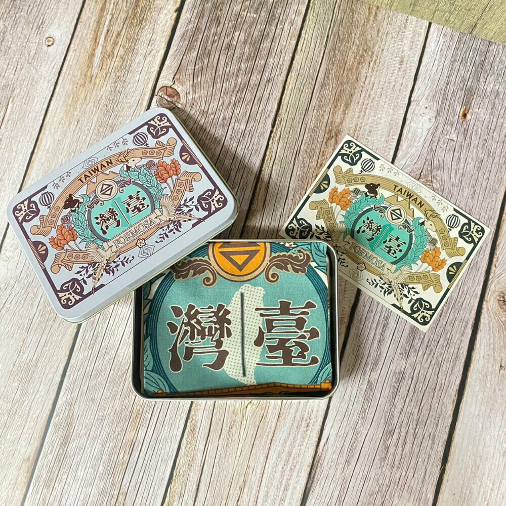 網印布旗鐵盒組 台灣紀念品 復古 掛旗 送禮 木子創意 TR台灣鐵道 5