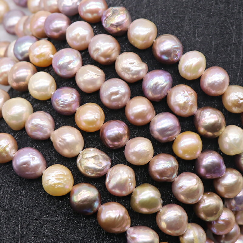 天然淡水珍珠散珠異形彩色愛迪生巴洛克珍珠 diy耳環手鏈飾品配件