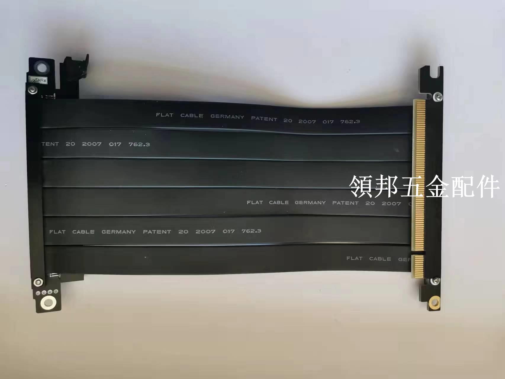 PCI-E3.0轉接延長線pcie16x公母加長連線雙反用itx90度豎裝TT180[領邦五金配件]