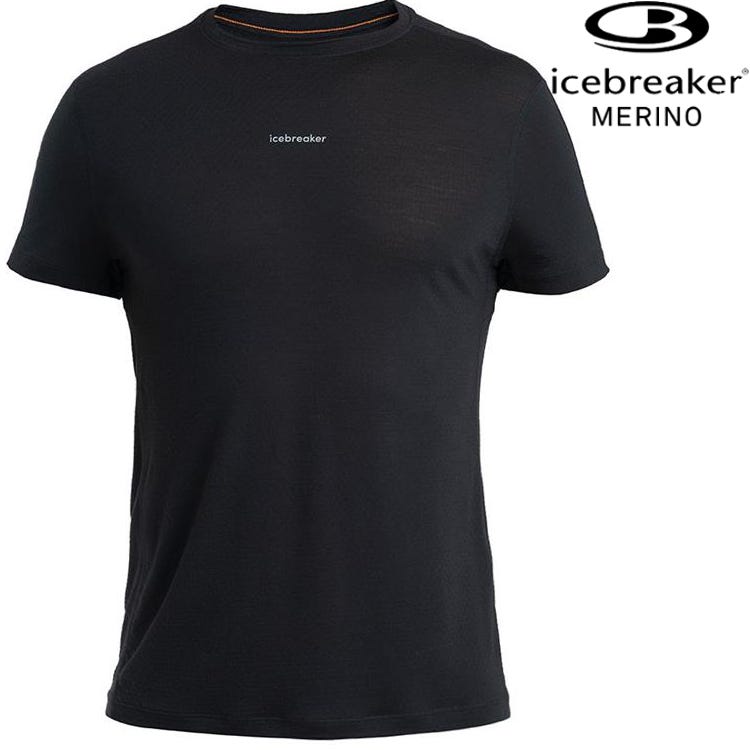 Icebreaker Speed Cool-Lite 男款 網眼透氣圓領短袖上衣-125 0A56WA 001 黑