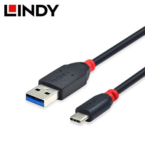 LINDY 林帝 USB 3.1 GEN 2 TYPE-C/公 TO TYPE-A/公 傳輸線 1.5M(41917)【三井3C】