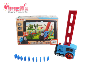 【晴晴百寶盒】DOMINO骨牌小火車120片+飛機套組 益智玩具創意組合遊戲腦力遊戲P129
