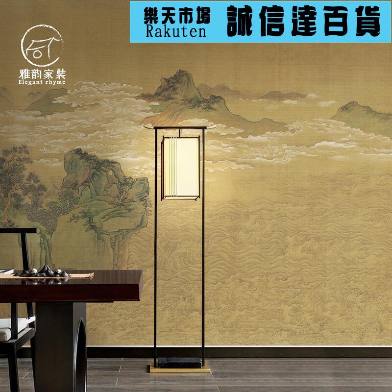 中式電視背景牆布壁紙古風客廳酒店桌布壁布臥室定製壁畫