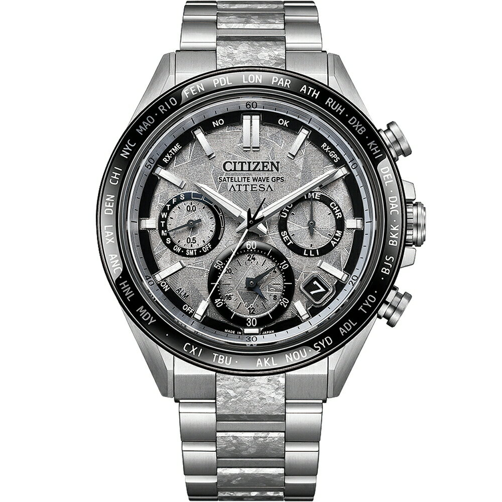送禮首選★【CITIZEN 星辰】ATTESA 系列 GPS衛星對時光動能腕錶 隱耀款 CC4076-65A 推薦 禮物 附提袋【全館優惠★APP下單天天點數10倍送】線上購買享_實體門市同步服務
