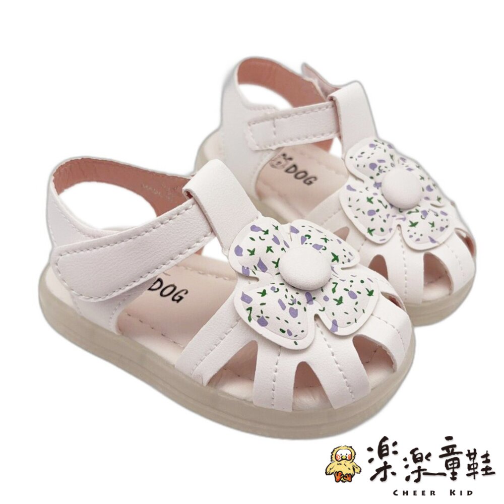 小童花花電燈涼鞋 - 寶寶涼鞋 電燈涼鞋 童鞋 卡通童鞋 女童鞋 寶寶鞋 燈鞋 涼鞋 嬰幼鞋 小童鞋 女小童 電燈鞋 BOBDOG巴布豆 小童 巴布豆童鞋 BOBDOG 嬰幼童鞋