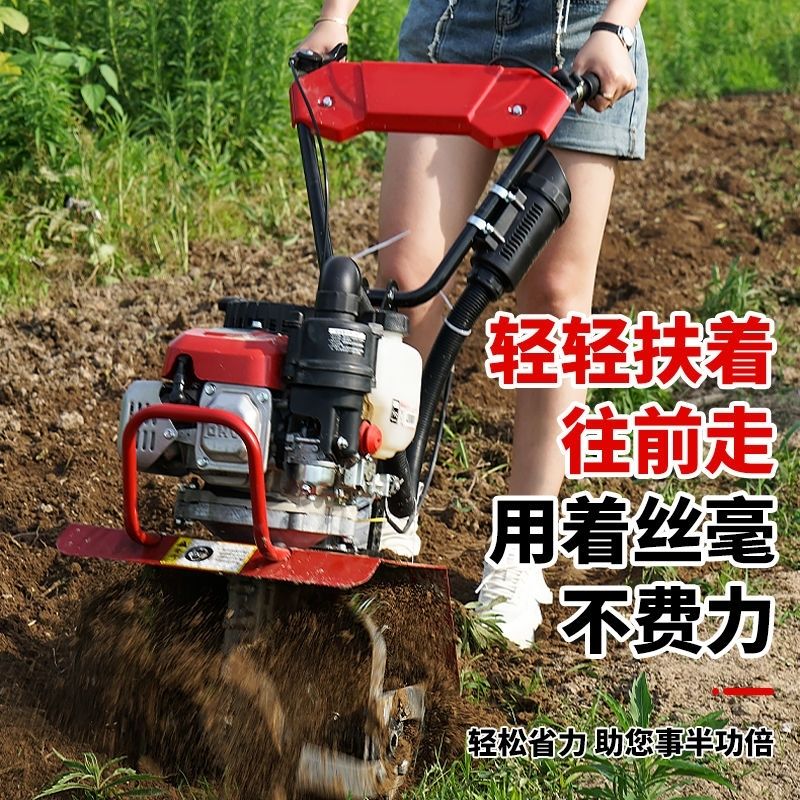 【最低價】【公司貨】本田王微耕機小型汽油家用四沖程松土水田鋤草開溝機翻地開荒旋耕 4