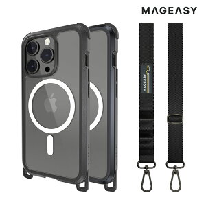 強尼拍賣~MAGEASY Apple iPhone 15 Pro Max Odyssey M + Strap 保護殼