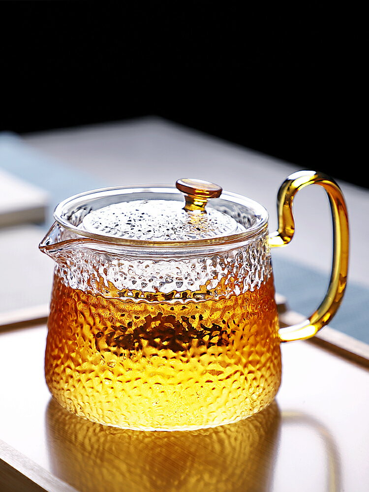 玻璃泡茶壺一人家用耐熱高溫單壺加厚過濾防爆燒煮茶水壺套裝小號