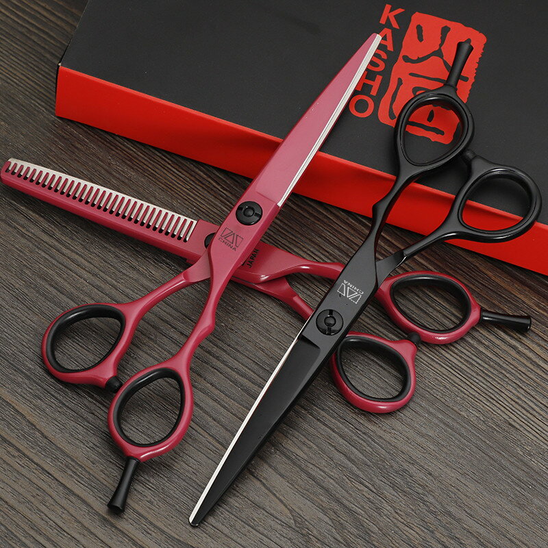 理髮剪刀/美髮剪刀 火匠武士美髮剪刀套裝打薄剪毛裁髮套裝牙剪平剪理髮師剪刀美髮剪【HZ62968】