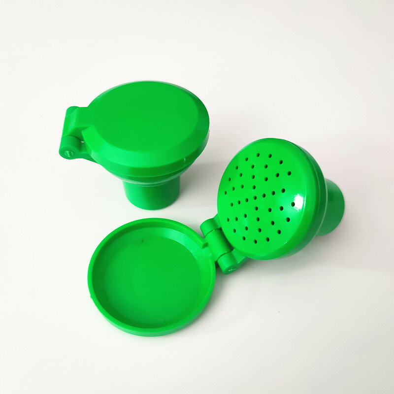 洗眼器噴頭噴嘴配件綠色塑料ABS沖眼器頭過濾噴頭洗眼噴頭出水嘴