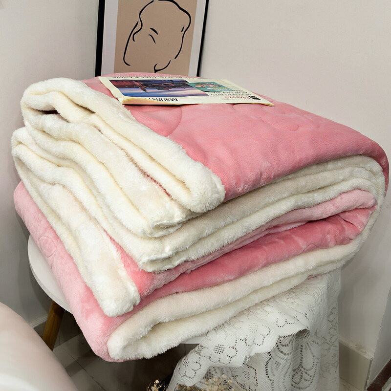 毛毯冬季加厚保暖小毯子羊羔珊瑚絨被子沙發午睡毯單人床上用蓋毯